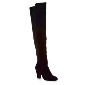 Chinese Laundry Knee High Boots Size 9.5 Black Block Heel Winter Boot